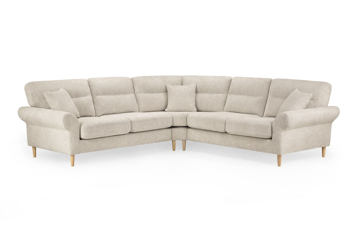 Florence Sofa Beige 3+2 seater and Armchair and Large Corner sofas